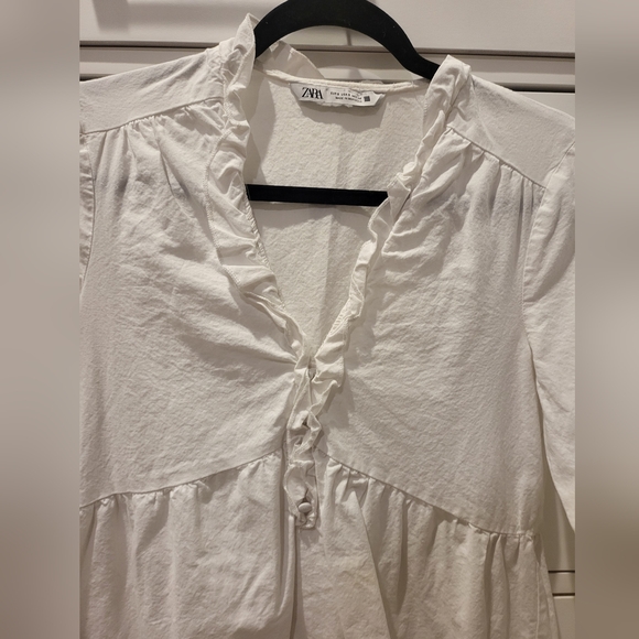 Zara Mini white dress - Picture 3 of 4